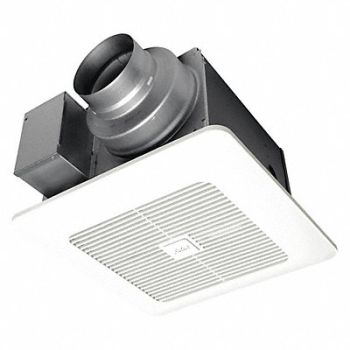 PANASONIC BathrmFan 4In Duct Dia Zn-Al-Mg 120 V, 490X07
