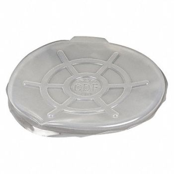 GRAINGER APPROVED Drum Cover Clear Polyethylene 55 gal, 490Z09