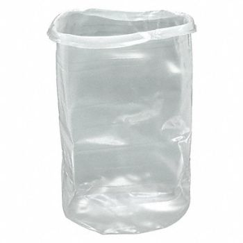GRAINGER APPROVED Drum Liner Natural 30 gal LDPE PK25, 490Z15