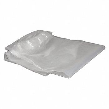 GRAINGER APPROVED Drum Liner Natural 55 gal LDPE PK50, 490Z16