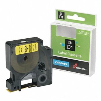 ABILITY ONE Label Cartridge 23 ft L Yellow EA1, 490Z46