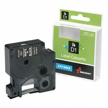 ABILITY ONE Label Cartridge 23 ft L Black EA1, 490Z49