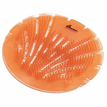 ABILITY ONE Urinal Screen Round Orange 45 g PK10, 490Z77