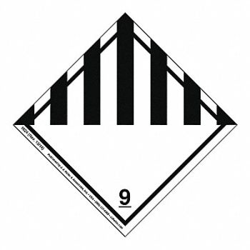 J.J. KELLER DOT Container Label 4 Label W PK500, 491G48