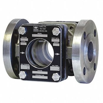 ARCHON INDUSTRIES INC. Sight Flow Indicator 7-7/8 L 2 Pipe, 491H94