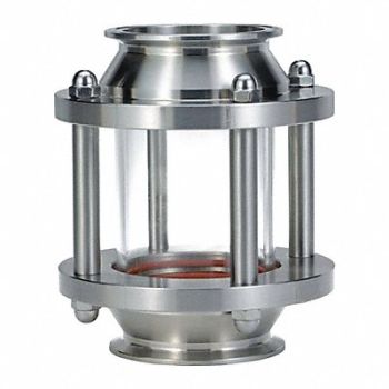 ARCHON INDUSTRIES INC. Sight Flow Indicator 12-1/4 L 6 Pipe, 491J09