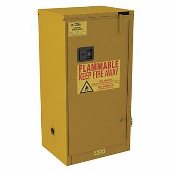 CONDOR Flammable Cabinet Standard 16 gal., 491M63