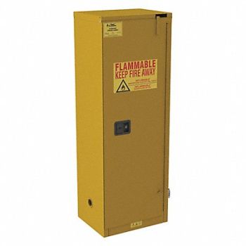 CONDOR Flammable Cabinet Standard 24 gal 65 H, 491M70