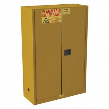 CONDOR Flammable Cabinet Standard 45 gal 65 H, 491M71