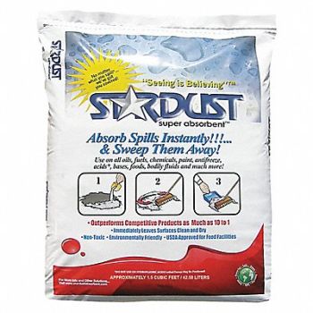 STARDUST Loose Absorbent Bag Size 1.5 cu ft., 491R33