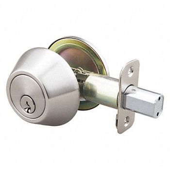 EZ-FLO Deadbolt Steel 2-3/8 or 2-3/4 Backset, 491T63