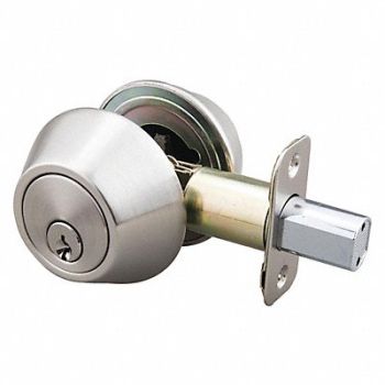 EZ-FLO Deadbolt Steel 2-3/8 or 2-3/4 Backset, 491T64