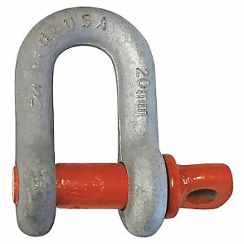 COLUMBUS MCKINNON CORP. Shackle 3/4 Body Sz Galvanized, 491W30