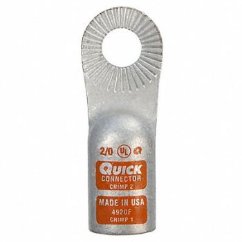 QUICKCABLE OneHole Lug Compression Connector Copper, 5LML7
