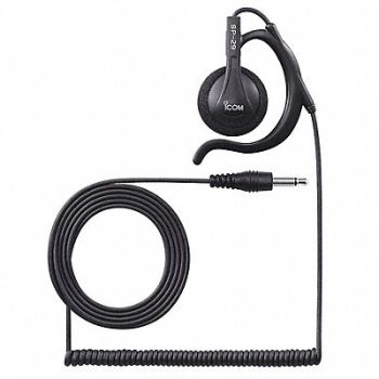ICOM Ear Loop Earpiece Black 45 Cord Length, 492G44