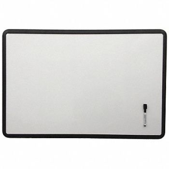 GRAINGER APPROVED Dry Erase Board Magnetic Wall Mounted, 492P20