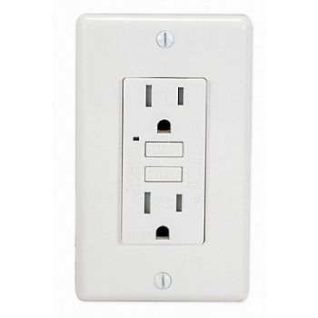 GRAINGER APPROVED GFCI Receptacle General Purpose 2-Poles, 492P67