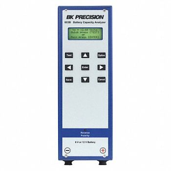 B K PRECISION Battery Capacity Analyzer 30VDC LCD, 492R14