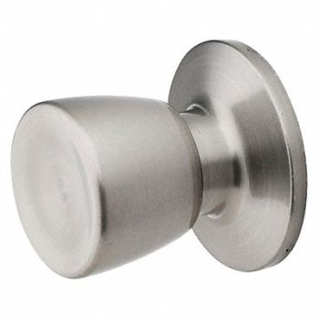 MASTER LOCK Knob Lockset Tulip Style Satin Nickel, 492W59