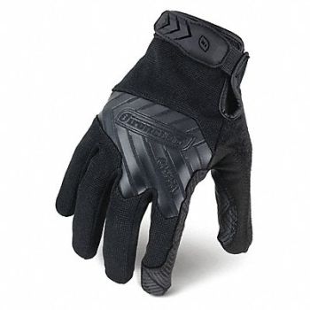 IRONCLAD Tactical Touchscreen Glove Black L PR, 493C49
