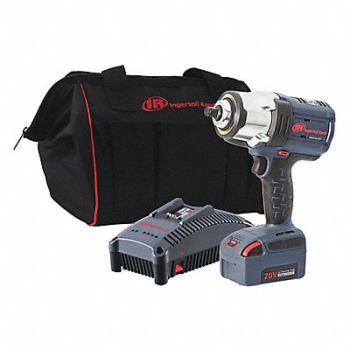 INGERSOLL RAND Impact Wrench Cordless Compact 20VDC, 493F29