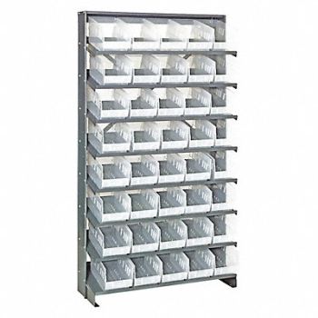 QUANTUM STORAGE SYSTEMS G7017 Pick Rack 12inx64inx36in Clear, 493G62