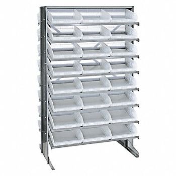 QUANTUM STORAGE SYSTEMS E1553 Pick Rack 24inx60inx36in Clear, 493G65