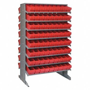 QUANTUM STORAGE SYSTEMS K6930 Pick Rack 36inx64inx36in Red, 493G80