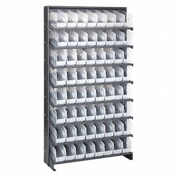 QUANTUM STORAGE SYSTEMS K6928 Pick Rack 12inx64inx36in Clear, 493G85