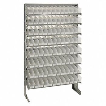 QUANTUM STORAGE SYSTEMS E1544 Pick Rack 12inx60inx36in Clear, 493G86