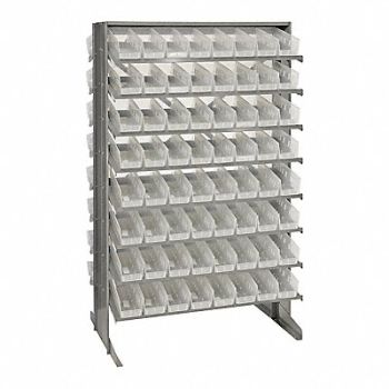QUANTUM STORAGE SYSTEMS E1550 Pick Rack 24inx60inx36in Clear, 493G88