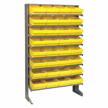 QUANTUM STORAGE SYSTEMS Pick Rack 12inx60inx36in Yellow, 493G89