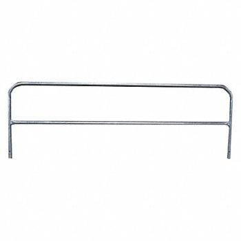 GARLOCK SAFETY SYSTEMS Safety Guardrail Gray, 493M45