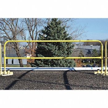 GARLOCK SAFETY SYSTEMS Safety Guardrail Yellow, 493M50