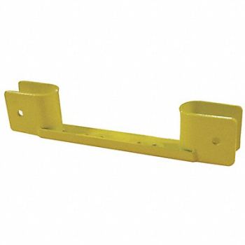 GARLOCK SAFETY SYSTEMS Toe Board Adapter Gray, 493M61