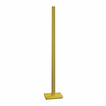 GARLOCK SAFETY SYSTEMS Gate Post 38 1/2 in Steel, 493M76