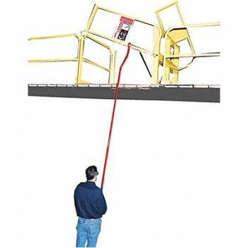GARLOCK SAFETY SYSTEMS Ground Pole 120 Overall Height, 493M93