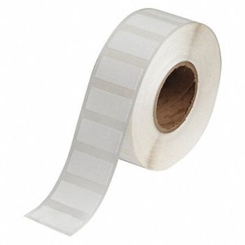 BRADY Label Roll 1-5/16 W White Die Cut - Tag, 493P85