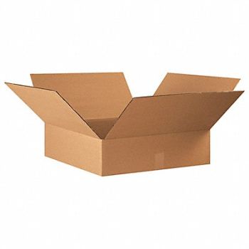 GRAINGER APPROVED Shipping Box 22x22x6 in, 493T49