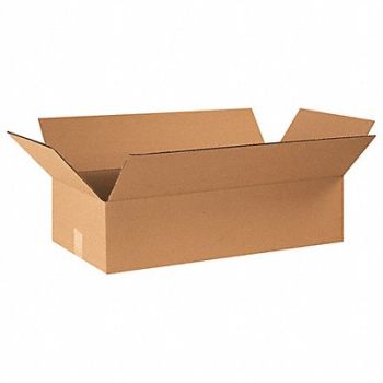 GRAINGER APPROVED Shipping Box 24x12x6 in, 493T50