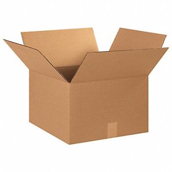 GRAINGER APPROVED Shipping Box 15x15x10 in, 493T66