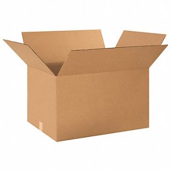 GRAINGER APPROVED Shipping Box 24x18x14 in, 493U09