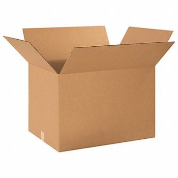 GRAINGER APPROVED Shipping Box 24x18x16 in, 493U10