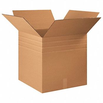 GRAINGER APPROVED Shipping Box 22x22x22-16 in, 493U76