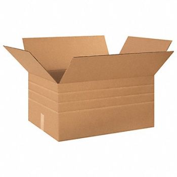GRAINGER APPROVED Shipping Box 24x18x12-6 in, 493U79