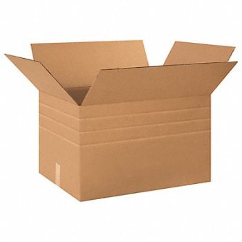 GRAINGER APPROVED Shipping Box 24x18x18-10 in, 493U80
