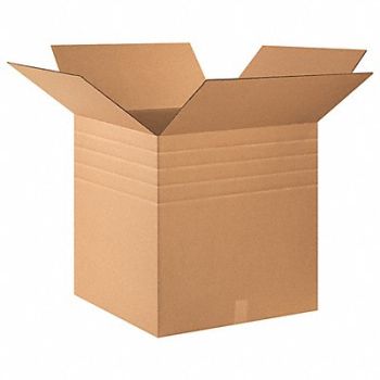 GRAINGER APPROVED Shipping Box 24x24x24-12 in, 493U81