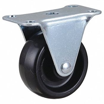 GRAINGER APPROVED Standard Plate Caster Rigid 100 lb., 493W78