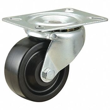 GRAINGER APPROVED Standard Plate Caster Swivel 225 lb., 493W80