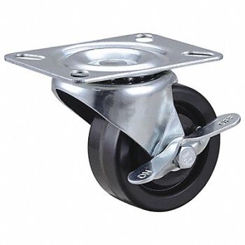GRAINGER APPROVED Standard Plate Caster Swivel 225 lb., 493W81